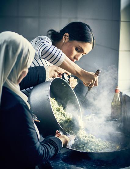 Meghan Markle mutfağa girdi
