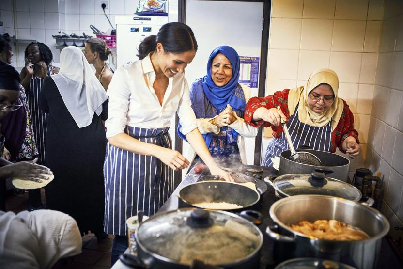 Meghan Markle mutfağa girdi