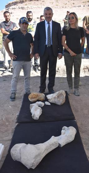 10 milyon yıl önce yaşamış fil fosillerini çoban buldu