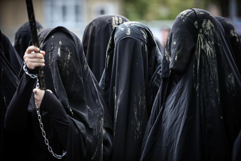 İstanbulda Aşura matem töreni