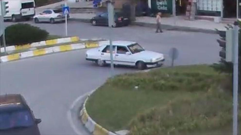Çorumda kiki challenge yapan sürücüye ceza