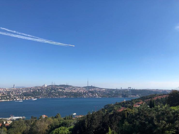 İstanbul semalarında tarihi anlar