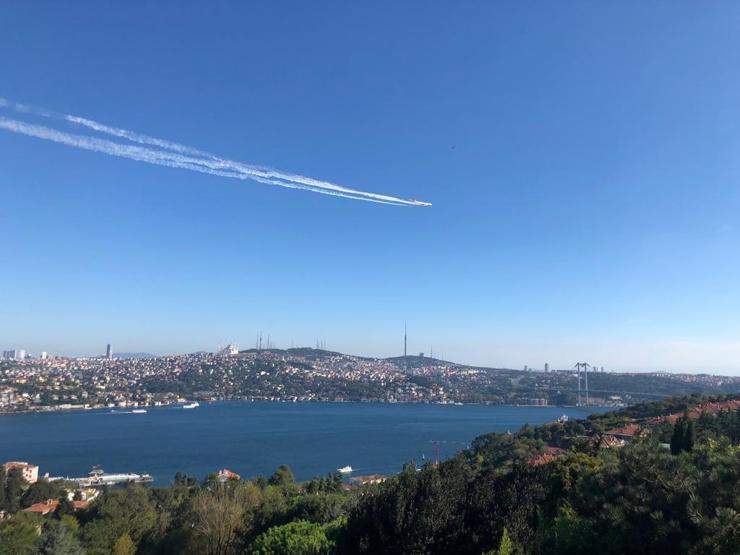 İstanbul semalarında tarihi anlar