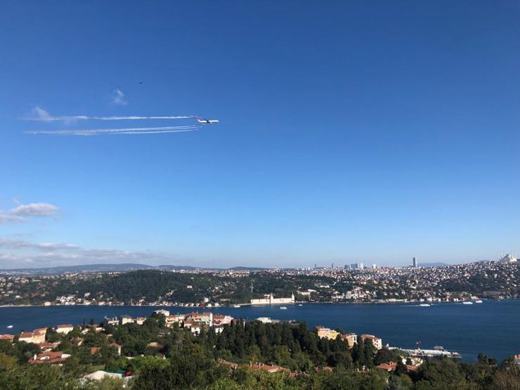 İstanbul semalarında tarihi anlar