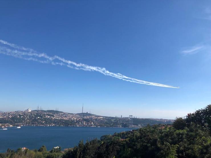 İstanbul semalarında tarihi anlar