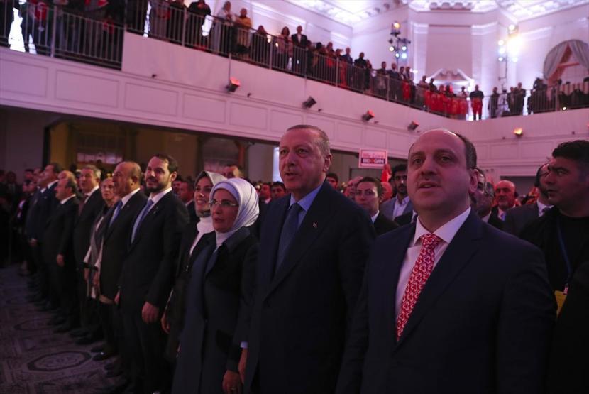 Erdoğan New Yorkta Türk ve Müslüman toplumuyla buluştu