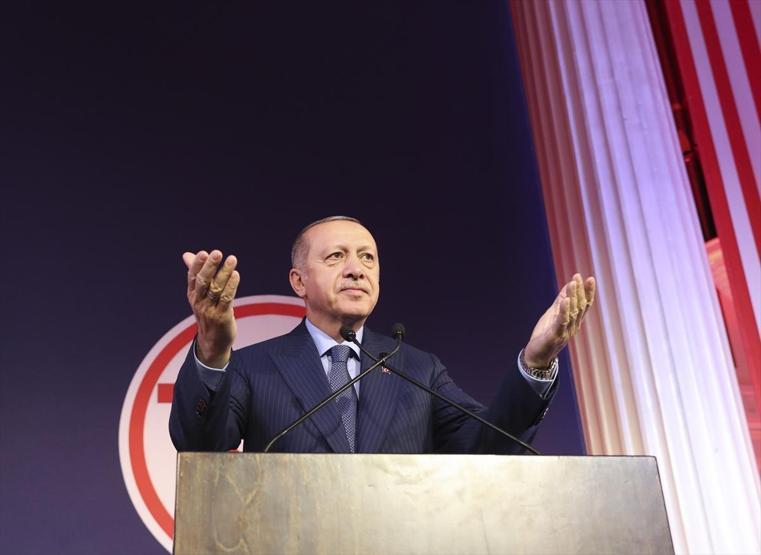 Erdoğan New Yorkta Türk ve Müslüman toplumuyla buluştu