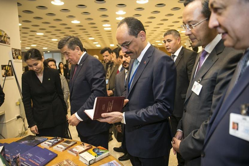 İbrahim Kalın, BMde Cengiz Aytmatov sergisinin açılışına katıldı