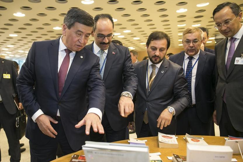 İbrahim Kalın, BMde Cengiz Aytmatov sergisinin açılışına katıldı
