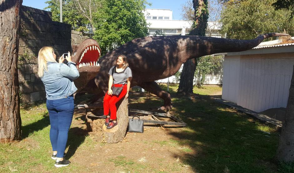 Melih Gökçekin dinozor maketleri Trabzonda