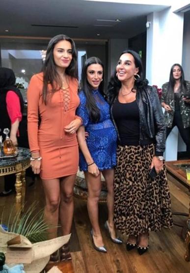 Aslıhan Doğanın baby shower partisine ünlü akını