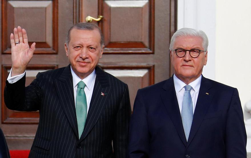 Cumhurbaşkanı Erdoğanın Berlin ziyaretinden kareler