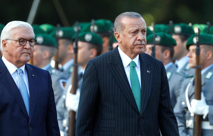 Cumhurbaşkanı Erdoğanın Berlin ziyaretinden kareler