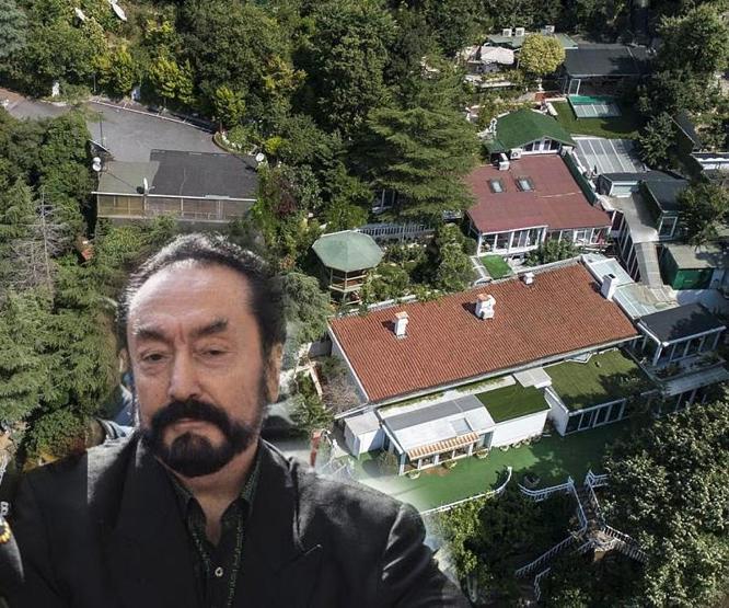 Adnan Oktarın villası boşaltıldı