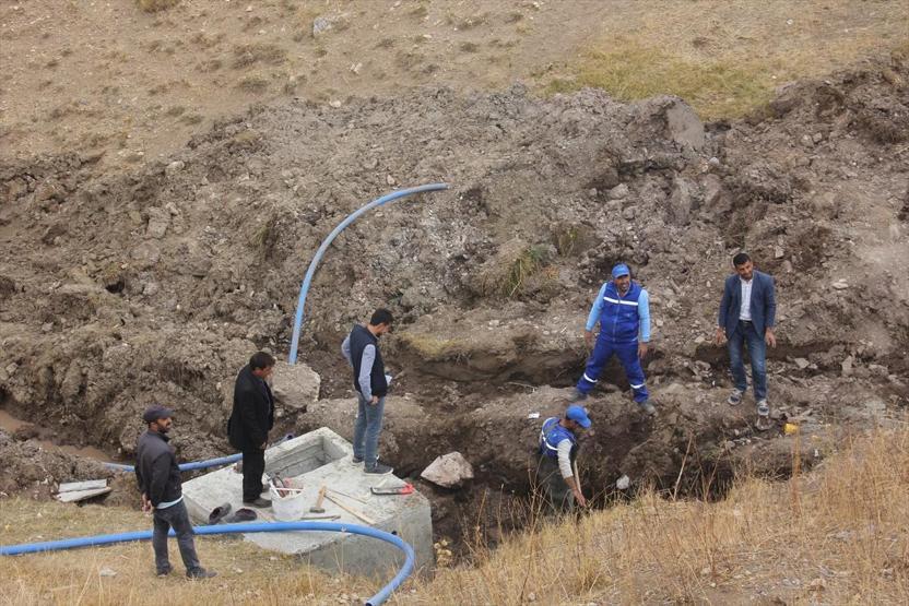 Su sorunu 8 bin 700 metrelik hatla çözüldü