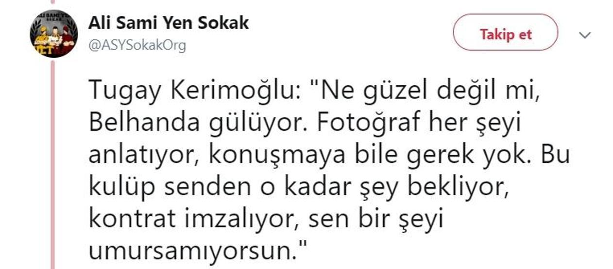 Belhandanın bu görüntüsü olay oldu