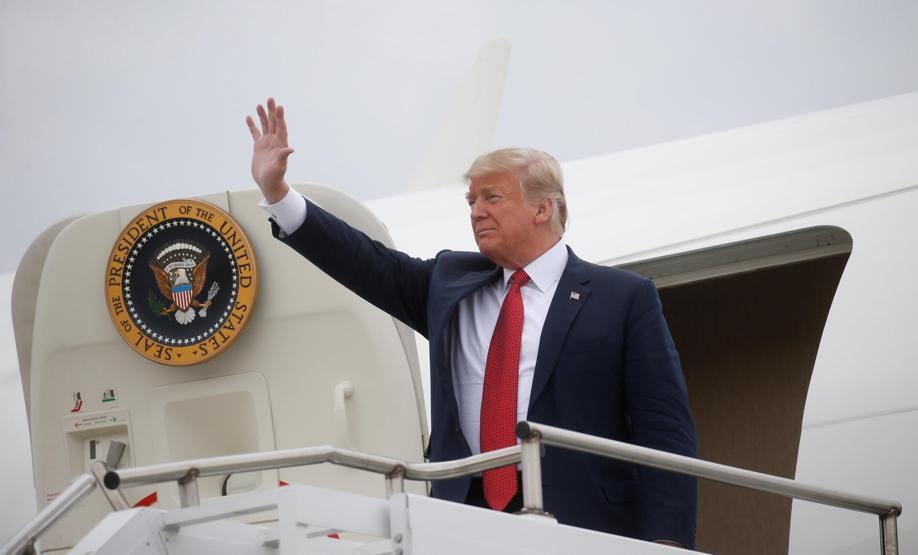 ABD bu görüntüleri konuşuyor: Trump farkına varmadı