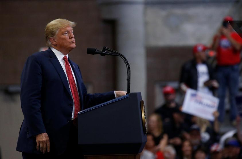Rihannadan Trumpa sert tepki