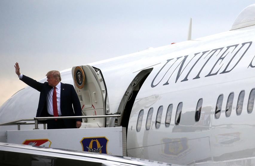 ABD bu görüntüleri konuşuyor: Trump farkına varmadı