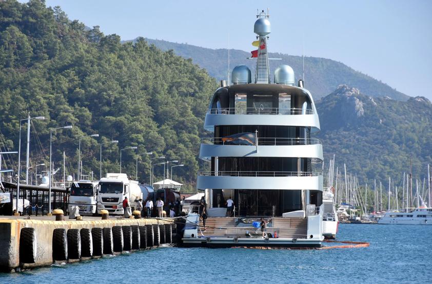 Marmarise geldi, haftalık kirası 1 milyon euro...