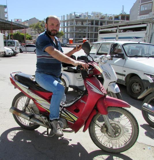 Motorize çaycı