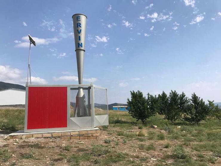 Türkiyede ilk kez üretildi: Dolu önleme makinesi