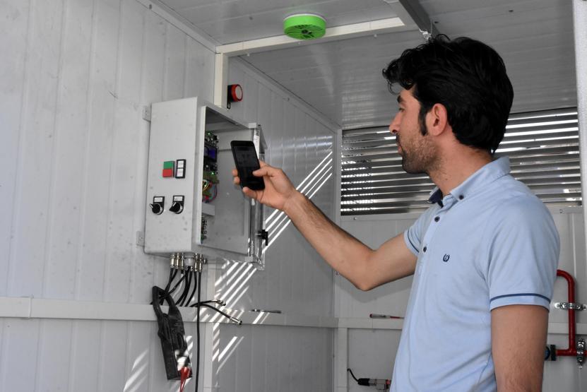 Türkiyede ilk kez üretildi: Dolu önleme makinesi