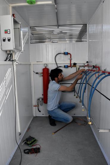 Türkiyede ilk kez üretildi: Dolu önleme makinesi