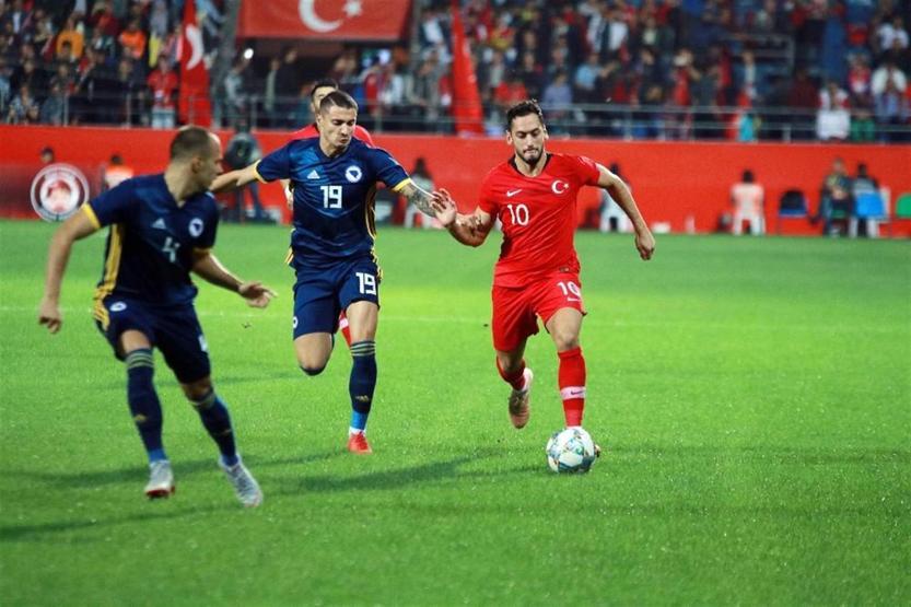 Türkiye-Bosna Hersek maçı nefes kesti
