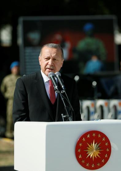 Cumhurbaşkanı Erdoğan komando bröve takma töreninde