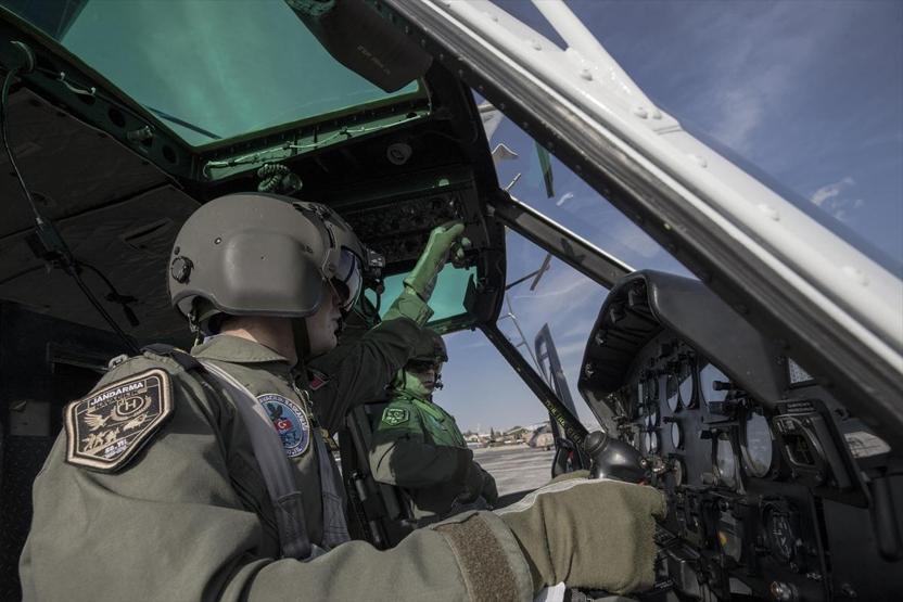 Helikopter tespit etti, yerdeki ekipler ceza kesti