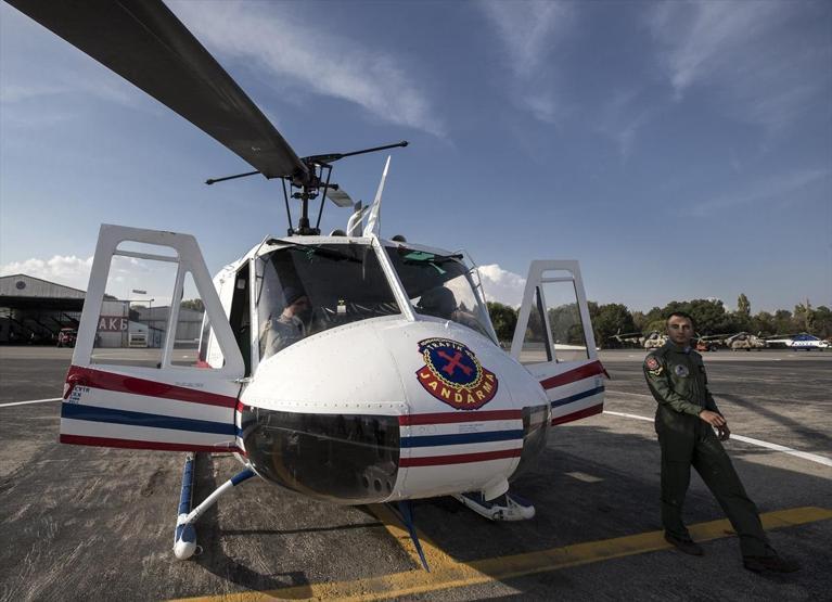 Helikopter tespit etti, yerdeki ekipler ceza kesti