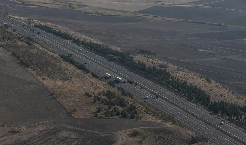 Helikopter tespit etti, yerdeki ekipler ceza kesti