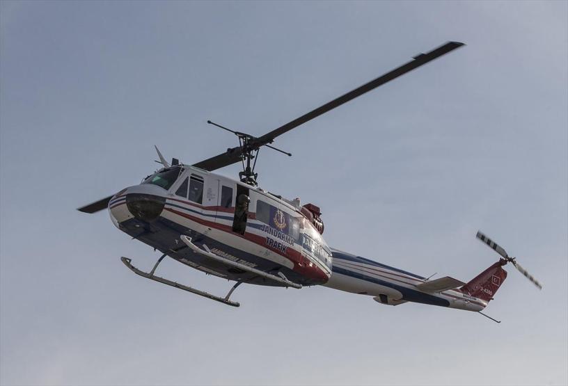Helikopter tespit etti, yerdeki ekipler ceza kesti