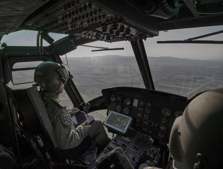 Helikopter tespit etti, yerdeki ekipler ceza kesti