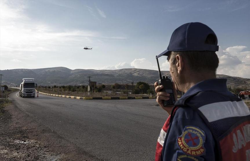 Helikopter tespit etti, yerdeki ekipler ceza kesti