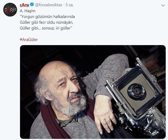 Gigi Datomeden Ara Güler mesajı