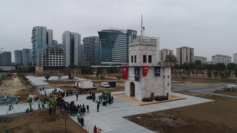 Ataköydeki Millet Parkı havadan görüntülendi