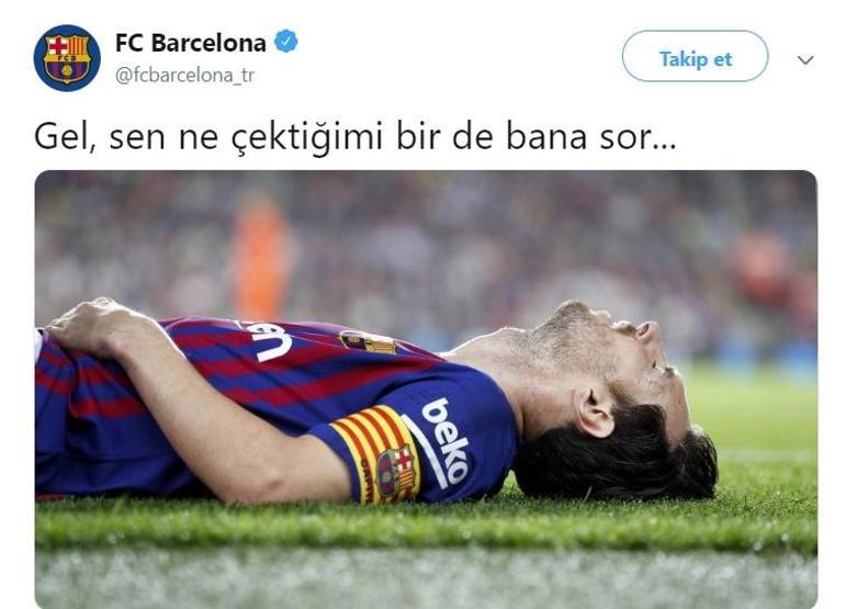 Barcelonadan hüzünlü Messi paylaşımı