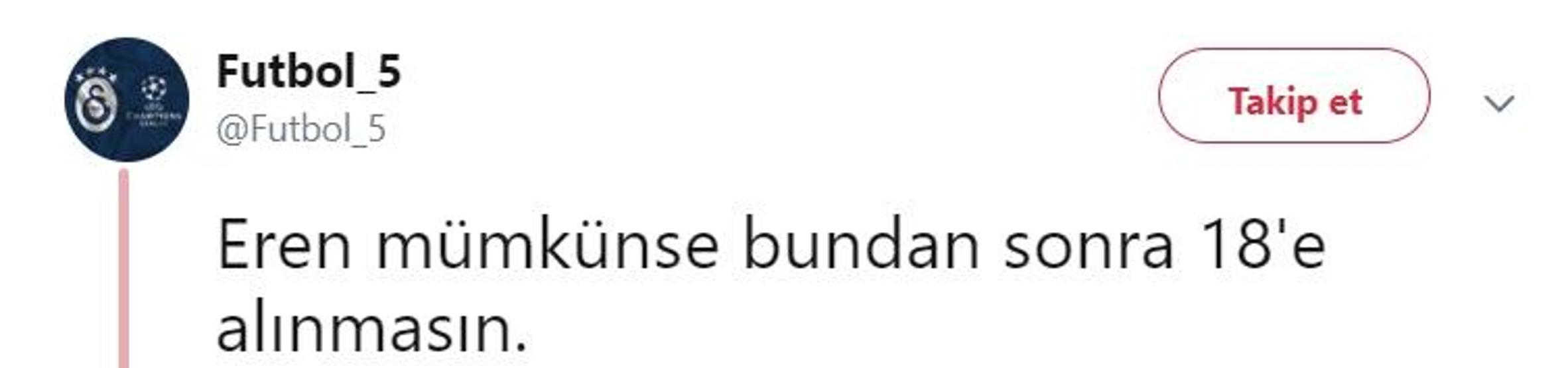 Bir daha kadroya alınmasın