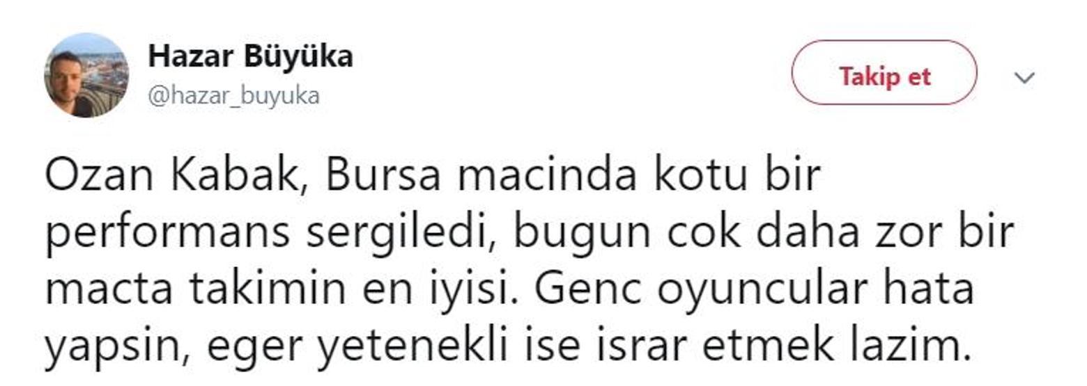 Bir daha kadroya alınmasın