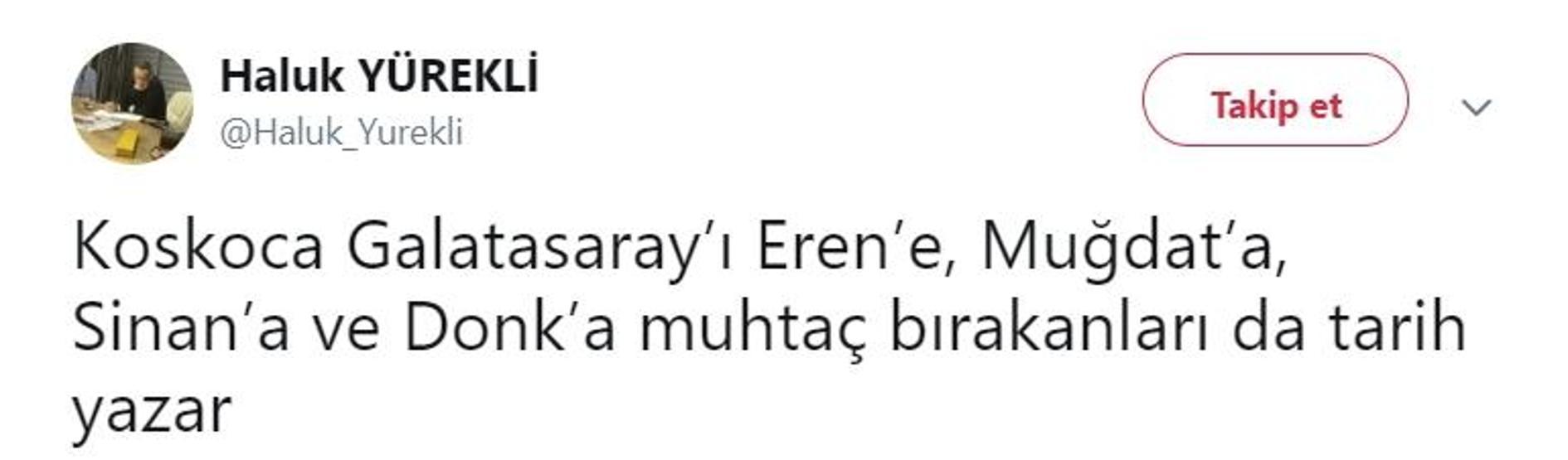 Bir daha kadroya alınmasın