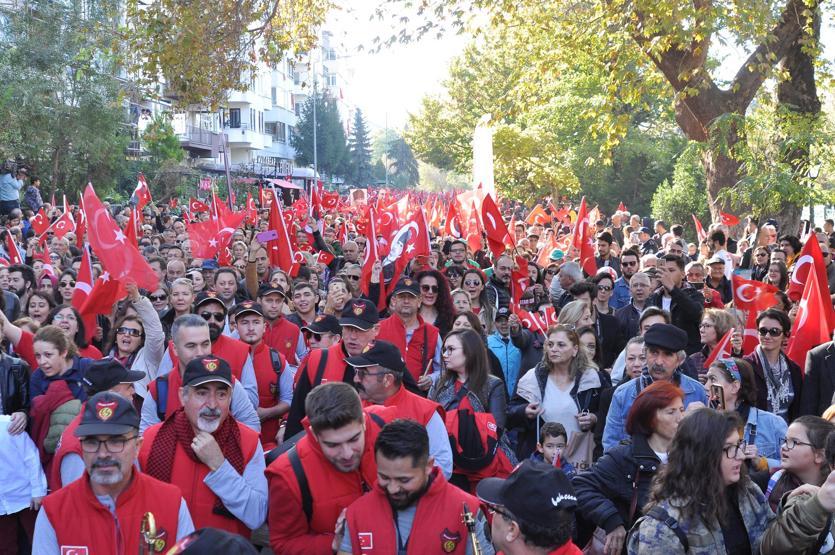 Tüm yurtta Cumhuriyet coşkusu