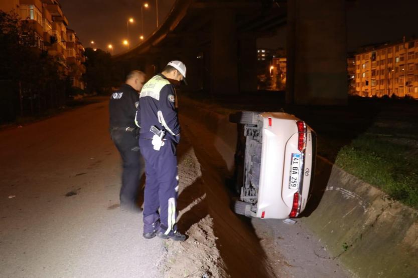 Karı koca kavgası su kanalında bitti