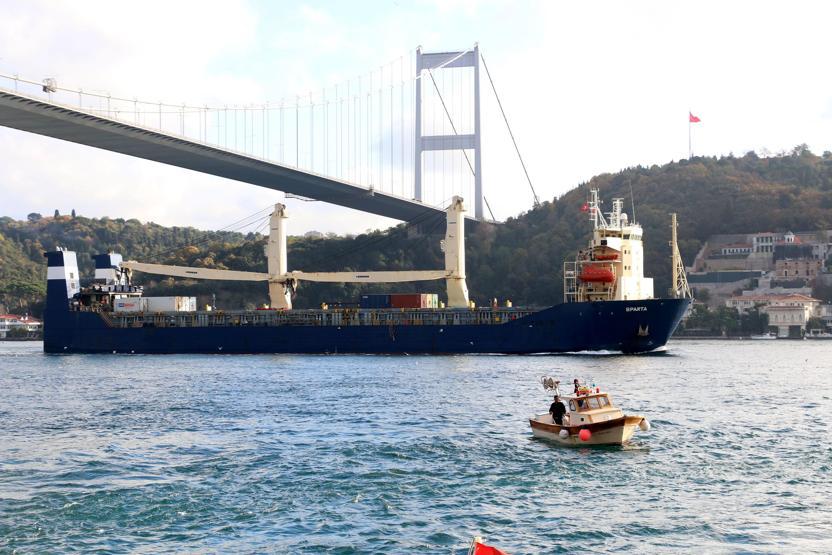 Boğazdan geçti, Suriyeye gidiyor