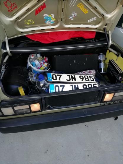 Drift yaparken polisten kaçan araca 7 bin 696 lira ceza