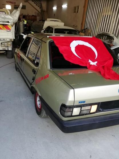 Drift yaparken polisten kaçan araca 7 bin 696 lira ceza