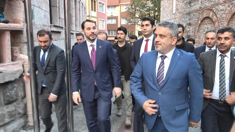 Bakan Albayraktan Bursada esnaf ziyareti