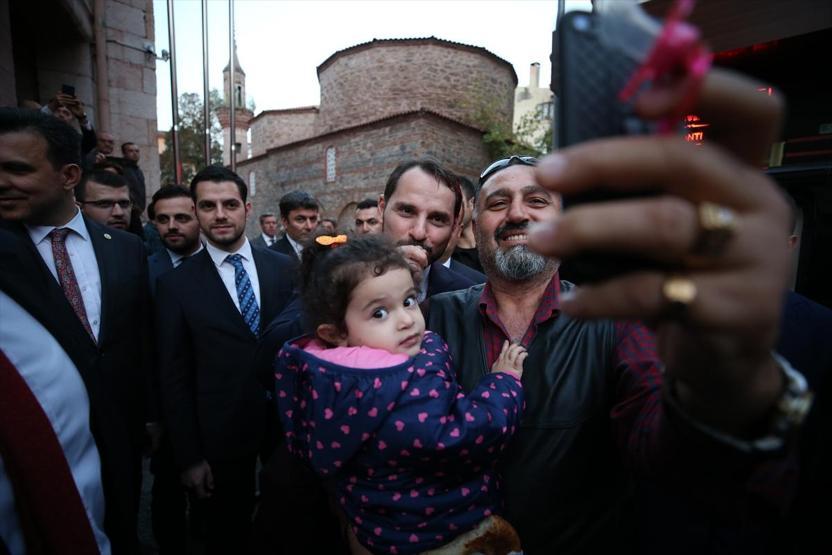 Bakan Albayraktan Bursada esnaf ziyareti