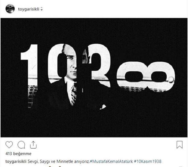 Ünlülerin 10 Kasım mesajları
